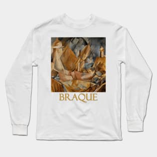 Harbor in Normandy (1909) by Georges Braque Long Sleeve T-Shirt